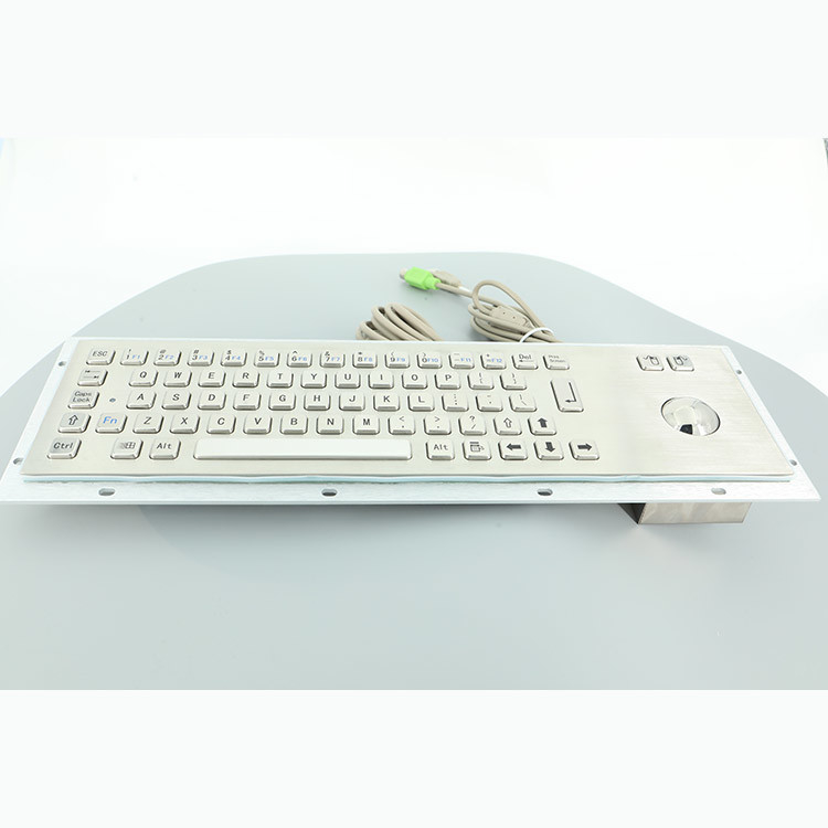 Thông tin Kiosk 304 Bàn phím kim loại công nghiệp bằng thép không gỉ có cổng USB Trackball