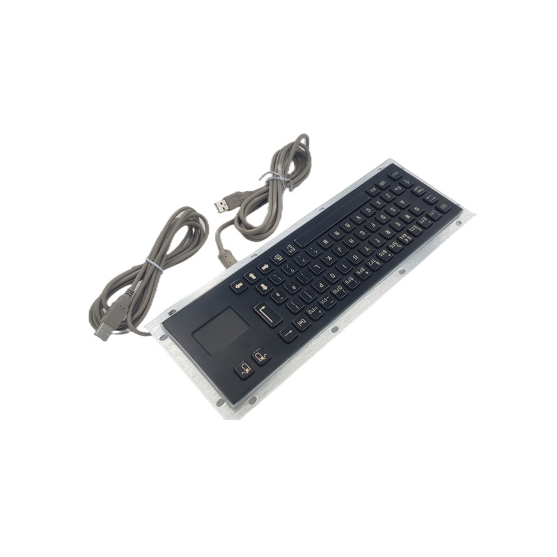 Black Color Wired Keyboard With Touchpad Stainless Steel 304 vật liệu bền
