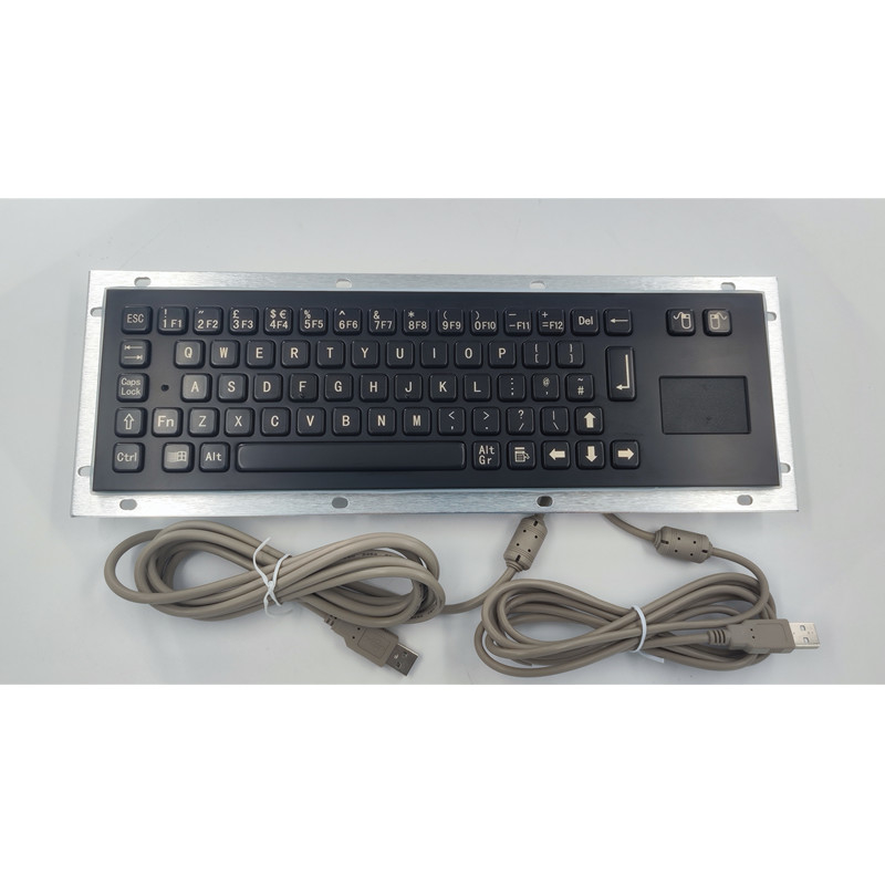 Black Color Wired Keyboard With Touchpad Stainless Steel 304 vật liệu bền