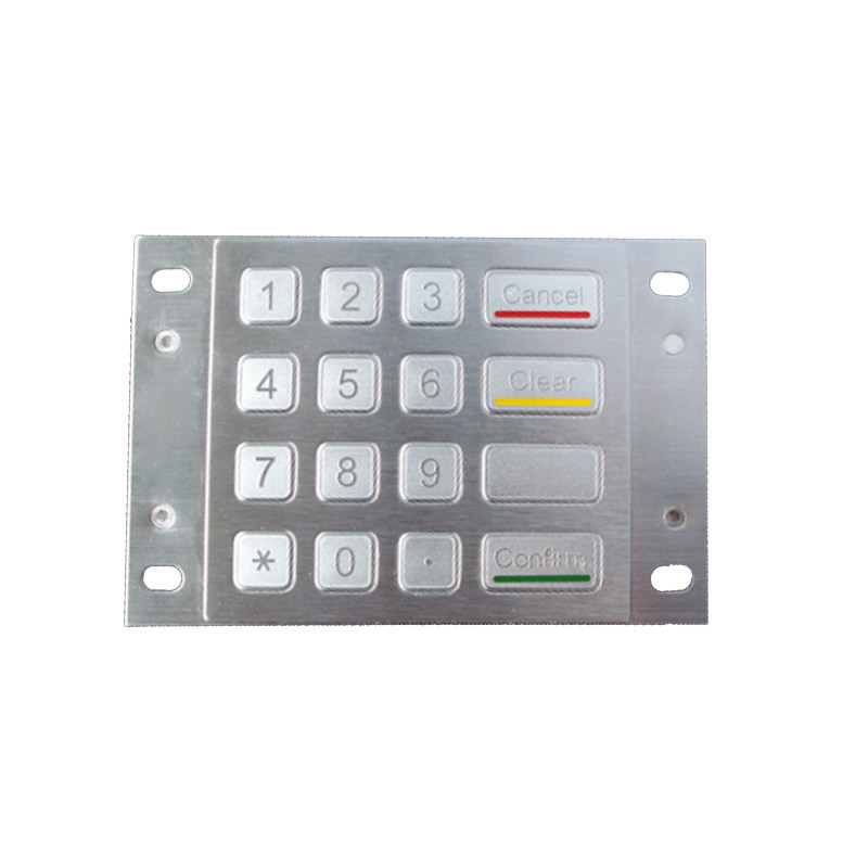 IP65 Kiosk thanh toán chống nước chống bụi mã hóa EPP Metal PIN Pad với 16 phím