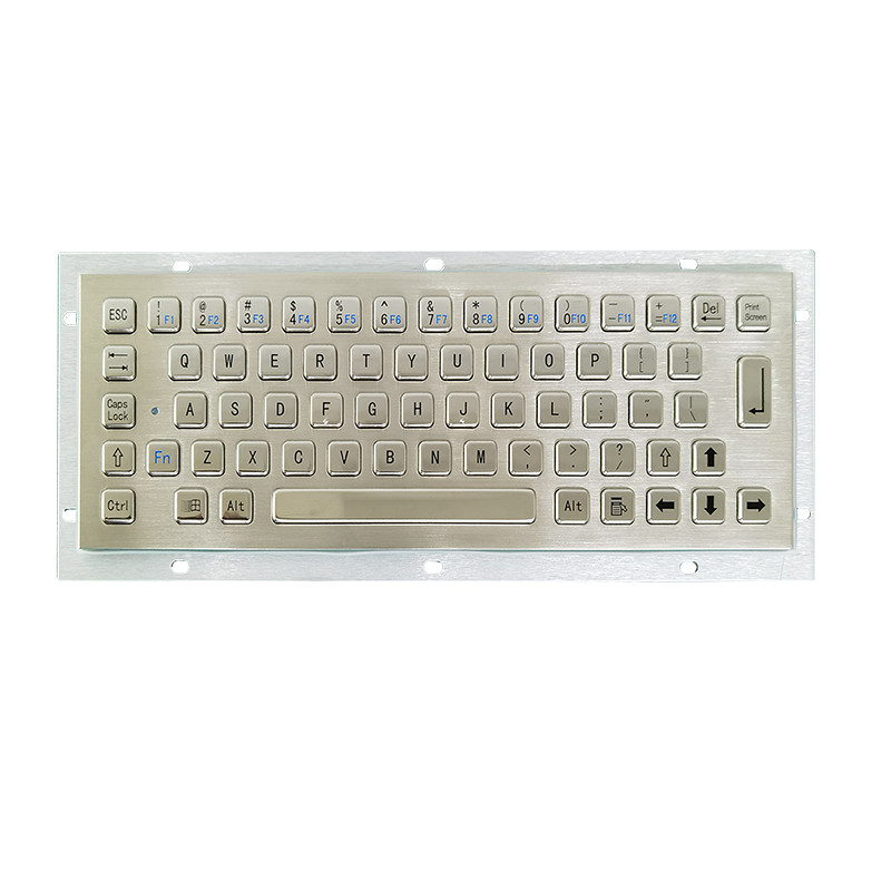 65 phím Dustproof IP65 Bảng phím cấp y tế Bảng phím kim loại thép không gỉ Với giao diện USB