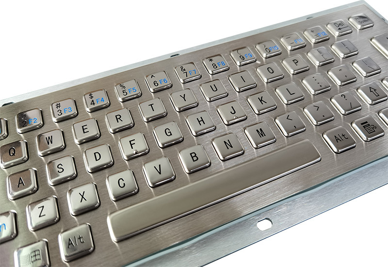 65 phím Dustproof IP65 Bảng phím cấp y tế Bảng phím kim loại thép không gỉ Với giao diện USB