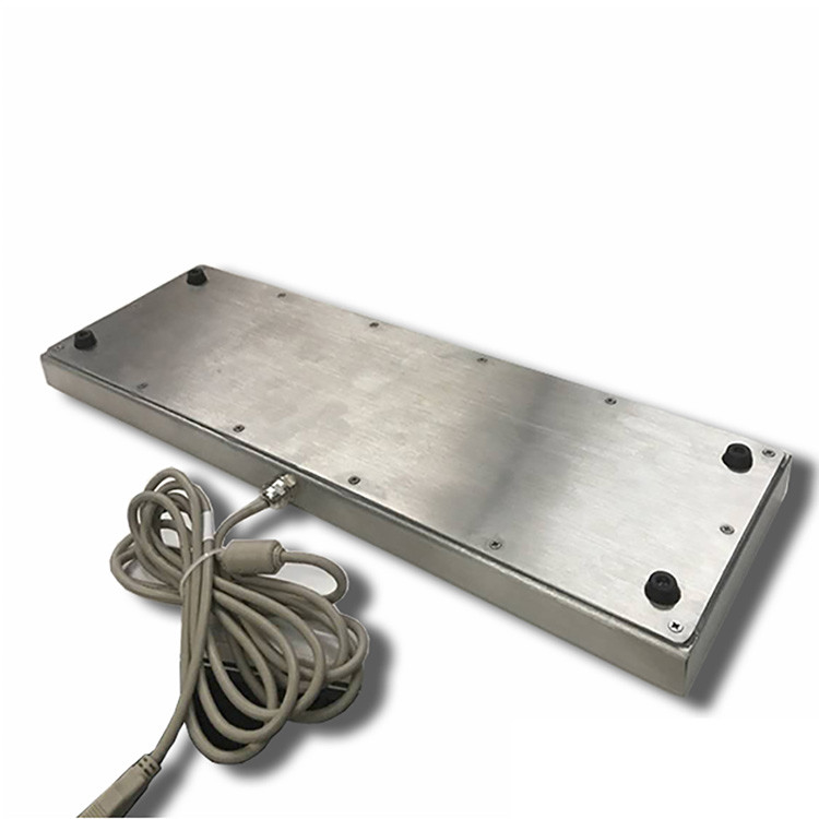 65 phím bàn làm việc IK07 IP65 Bàn phím công nghiệp thép không gỉ với Trackball cho Kiosk tự phục vụ