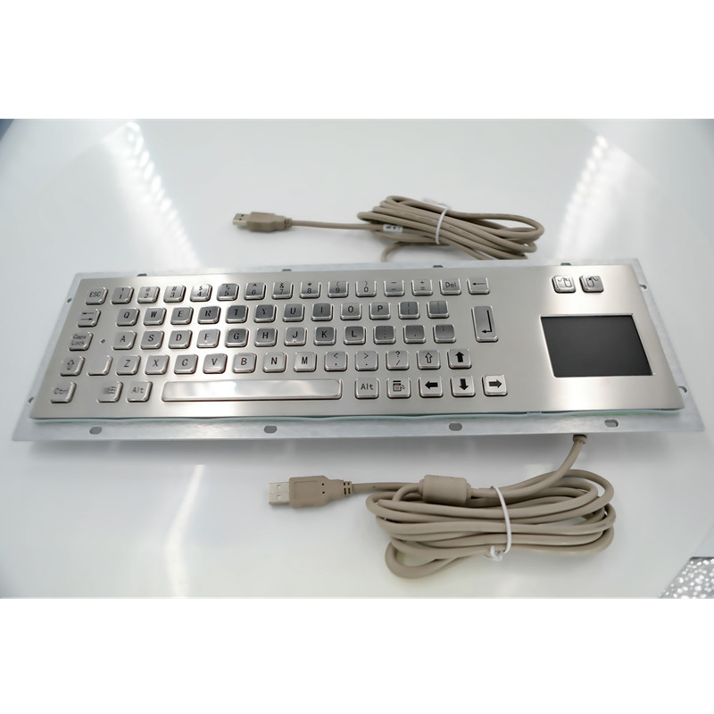 Bàn phím kim loại công nghiệp bằng thép không gỉ IP65 chống bụi với bàn phím cảm ứng cho máy bán hàng tự phục vụ