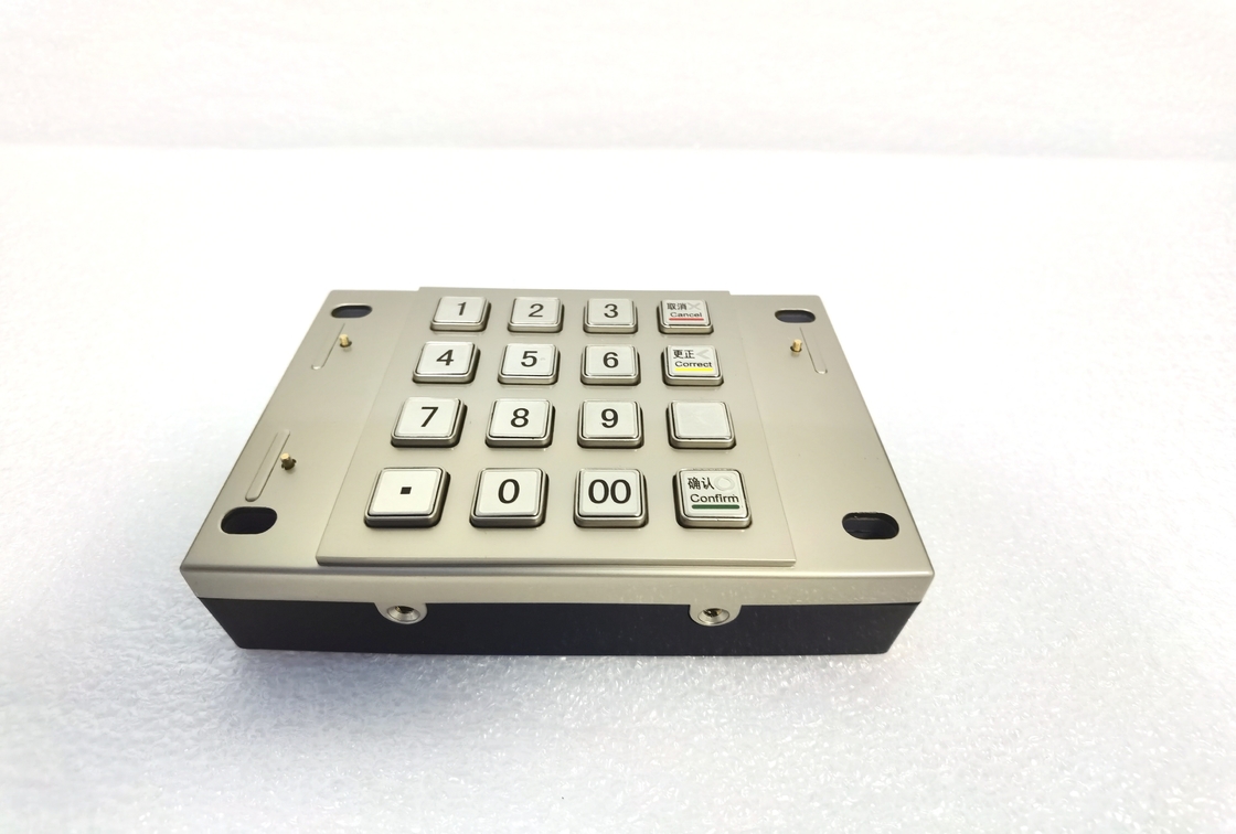 RoHS FCC 87,5 X 91,5mm 1,2kg ATM Pin Pad Bàn phím máy ngân hàng